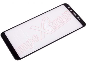Protector de pantalla de cristal templado negro para Xiaomi Mi A2 / Mi 6X